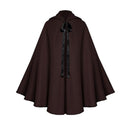 Gothic Steampunk Cloak Medieval Shakespeare Theater Hooded Cape - AwwwCos