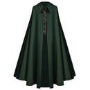 Gothic Steampunk Cloak Medieval Shakespeare Theater Hooded Cape - AwwwCos