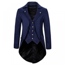 Gothic Tailcoat Tuxedo Jacket Dinner Party Wedding Blazer Suit Jacket - AwwwCos
