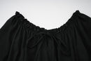 Gothic Vintage Renaissance Off Shoulder Bell Sleeve High Low Dress - AwwwCos