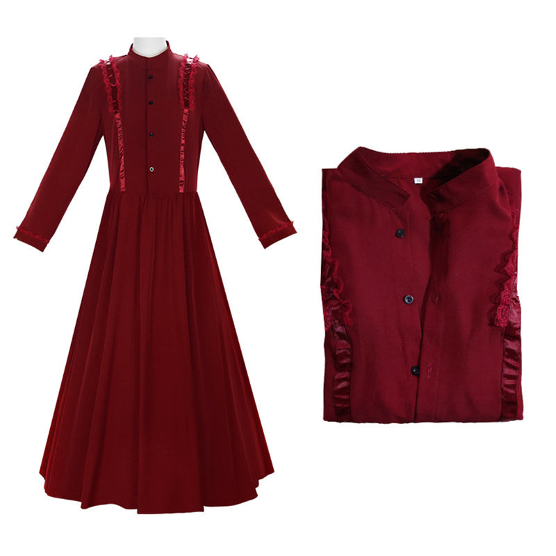 Gothic Victorian Dress Steampunk Medieval Renaissance A Line Costume