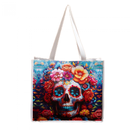 Halloween Fashion Ghost Head Printed Casual Large Capacity Shopping Bag - AwwwCos