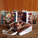 Halloween Fashion Ghost Head Printed Casual Large Capacity Shopping Bag - AwwwCos