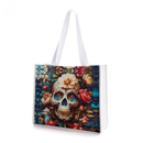 Halloween Fashion Ghost Head Printed Casual Large Capacity Shopping Bag - AwwwCos