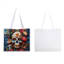 Halloween Fashion Ghost Head Printed Casual Large Capacity Shopping Bag - AwwwCos