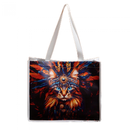 Halloween Fashion Ghost Head Printed Casual Large Capacity Shopping Bag - AwwwCos