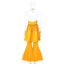 Halloween Harleen Women Quinzel Cosplay Costume Yellow Suit - AwwwCos