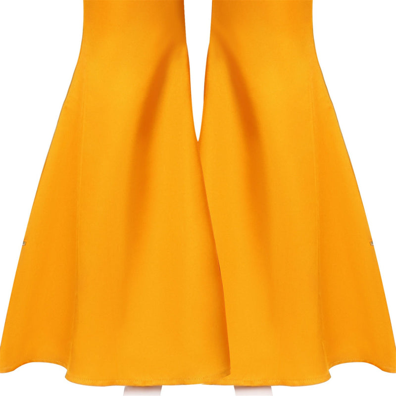 Halloween Harleen Women Quinzel Cosplay Costume Yellow Suit - AwwwCos