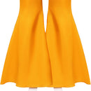 Halloween Harley Quinn Cosplay Costume Golden Dress Pants