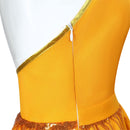 Halloween Harley Quinn Cosplay Costume Golden Dress Pants