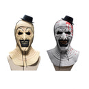 Halloween Party Evil Joker Clown Latex Mask Hat Cosplay Bloody Props - AwwwCos
