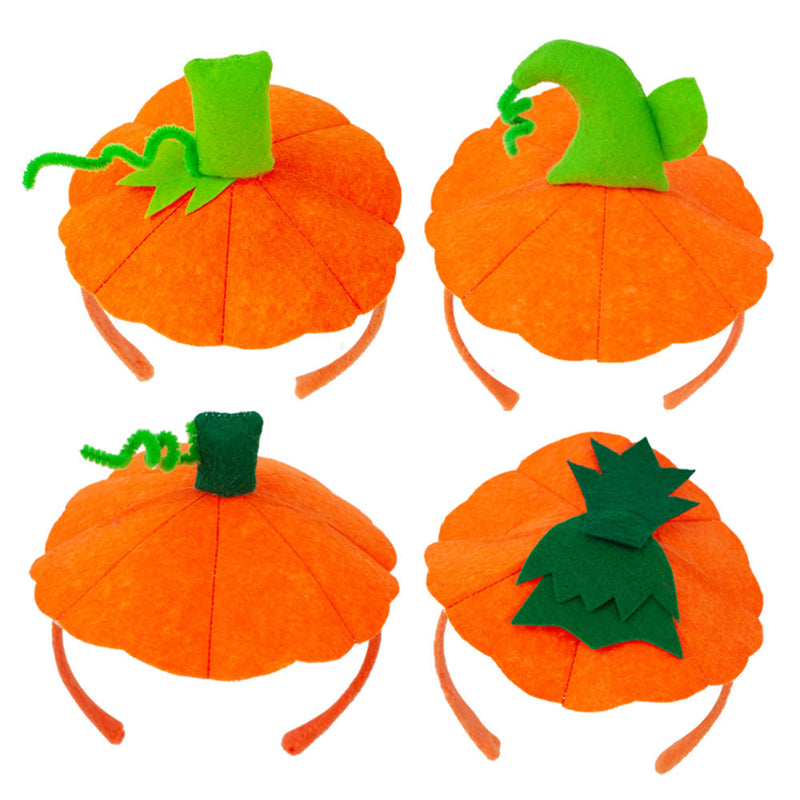 Halloween Pumpkin Cosplay Costume Headband Headwear Orange Tutus Skirt - AwwwCos