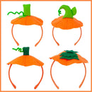 Halloween Pumpkin Cosplay Costume Headband Headwear Orange Tutus Skirt - AwwwCos