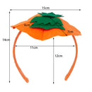 Halloween Pumpkin Cosplay Costume Headband Headwear Orange Tutus Skirt - AwwwCos