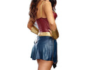 Wonder Woman Diana Cosplay Costume Superhero Adult Leather Sexy Dress - AwwwCos