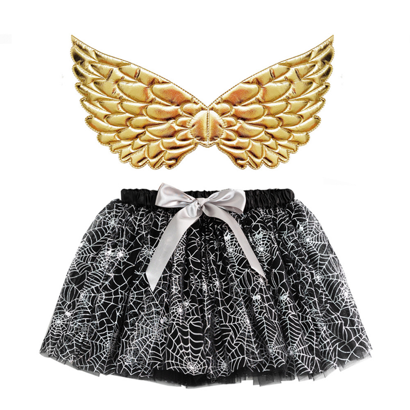 Halloween Spider Bat Wings Props Short Skirt Party Performance Decoration - AwwwCos