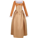 Hamilton Sisters Angelica Colonial Victorian Rococo Ball Gown Maiden Costume Dress - AwwwCos