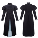 Hamilton Elizabeth Black & White One-piece Dresses Colonial Schuyler Victorian Rococo Ball Gown Costume - AwwwCos