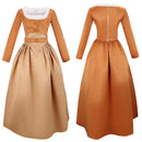 Hamilton Sisters Angelica Colonial Victorian Rococo Ball Gown Maiden Costume Dress - AwwwCos