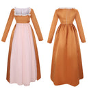 Hamilton Sisters Angelica Colonial Victorian Rococo Ball Gown Maiden Costume Dress - AwwwCos