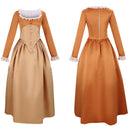 Hamilton Sisters Angelica Colonial Victorian Rococo Ball Gown Maiden Costume Dress - AwwwCos