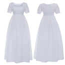 Hamilton Elizabeth Black & White One-piece Dresses Colonial Schuyler Victorian Rococo Ball Gown Costume - AwwwCos