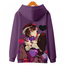 Hanako Kun Cosplay Costume Hoodie Printed Yugi Amane Hooded Fleece Coat