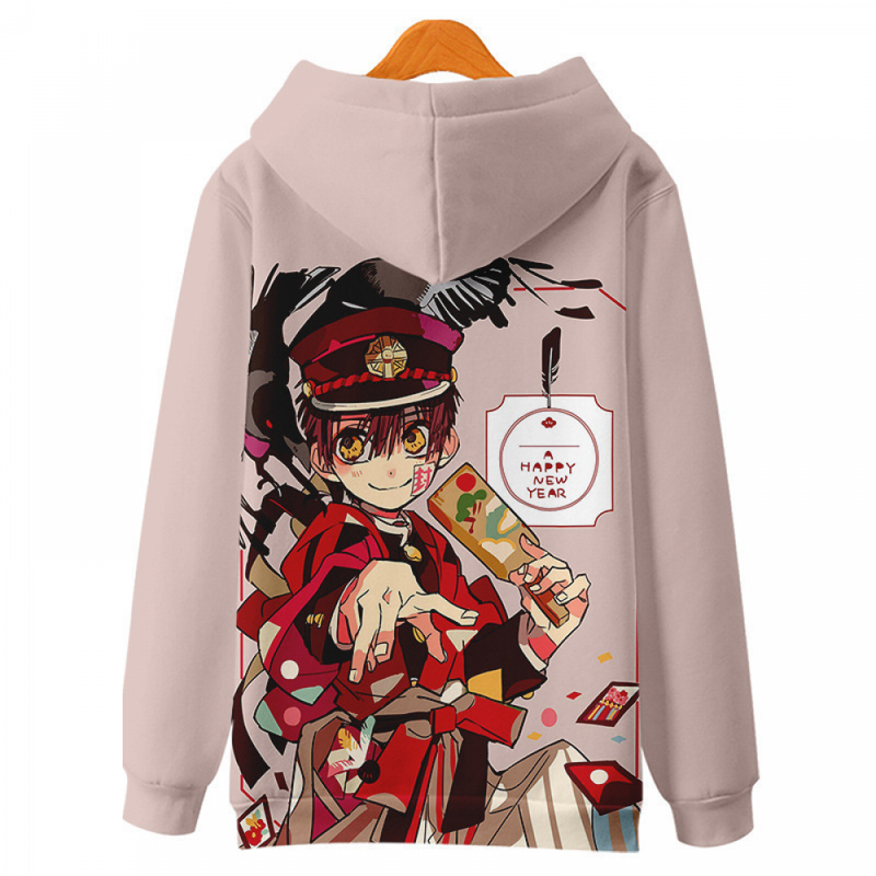 Hanako Kun Cosplay Costume Hoodie Printed Yugi Amane Hooded Fleece Sweater