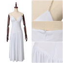 Harley Quinn Sweetheart White A Line Backless Dress - AwwwCos