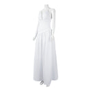 Harley Quinn White Backless in Stock Dress Cosplay Costume