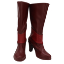 AwwwCos Hazbin Hotel Alastor Cosplay Shoes Boot High Heels Leather Shoes Boots for Women Men Halloween Carnival - AwwwCos