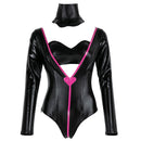 AwwwCos Hazbin Hotel Angel Dust Cosplay Costume Suit Women Bikini Cover Jumpsuit Dress Bodysuit Underwear