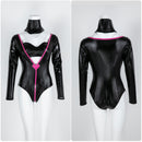 AwwwCos Hazbin Hotel Angel Dust Cosplay Costume Suit Women Bikini Cover Jumpsuit Dress Bodysuit Underwear