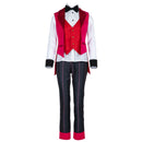 AwwwCos Hazbin Hotel Elizabeth Cosplay Costume Suit Shirt Waistcoat Pants Halloween Outfit Uniform