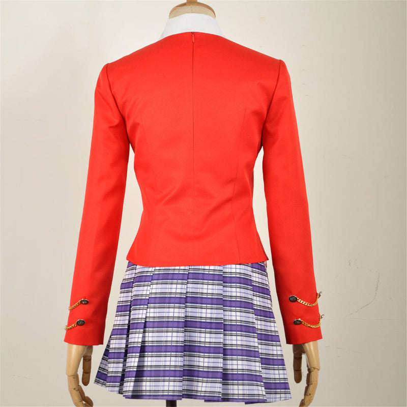 Heathers The Musical Rock Chandler Veronica Sawyer McNamara Duke Stage Uniform Dress Women Outfit Heather School