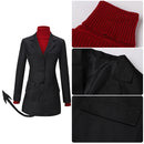 Helltaker Lustful Demon Modeus Cosplay Costume Black Suit - AwwwCos