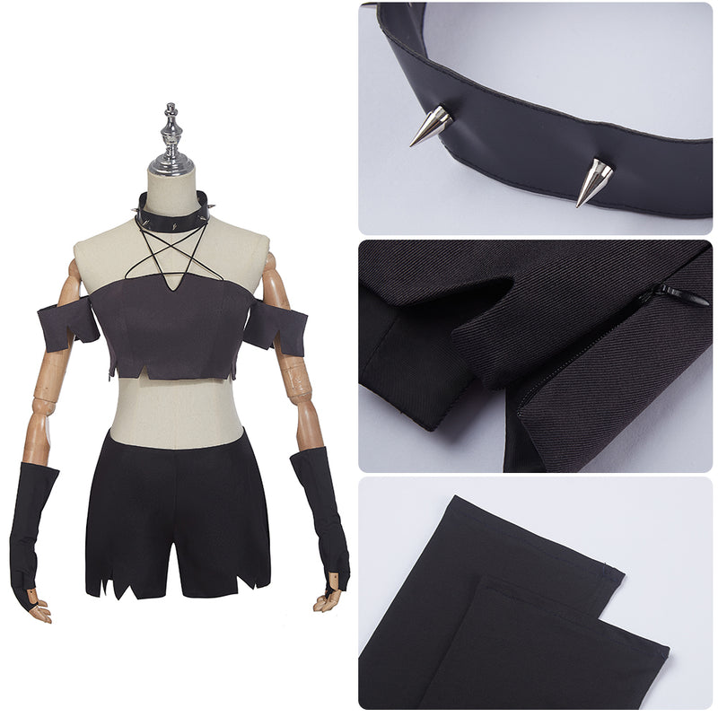 Anime Helluva Boss Loona Cosplay Costume Tops Shorts Halloween Cosplay Outfits Uniform Suit