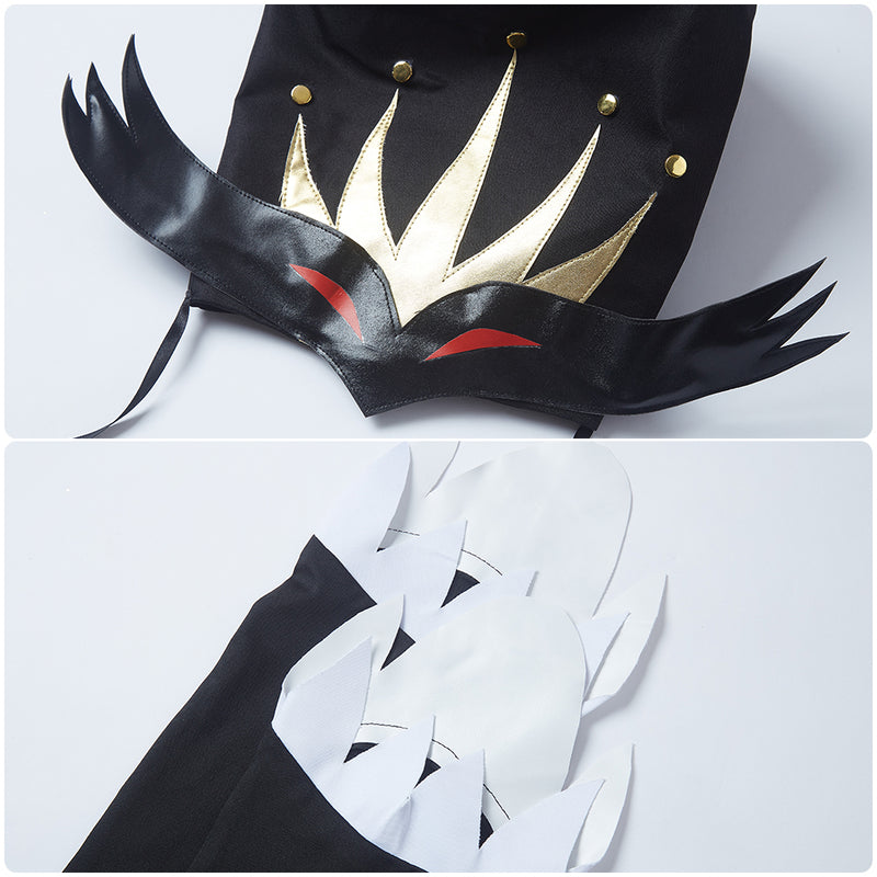 AwwwCos  Helluva Boss Stolas Cosplay Costume Magician Funny Suit Cloak Tops Pants Full Set