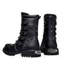High Top British Style Shoes Workwear Knight Motorcycle Snowskin Boots - AwwwCos