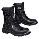 High Top British Style Shoes Workwear Knight Motorcycle Snowskin Boots - AwwwCos