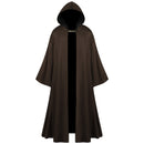 Hobbit Cosplay Costume Long Sleeve Renaissance Hooded Cape Medieval Cloak