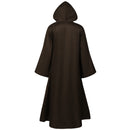 Hobbit Cosplay Costume Long Sleeve Renaissance Hooded Cape Medieval Cloak
