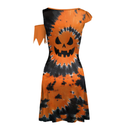 Holy Festival Horror Women Irregular Pumpkin Cosplay Funny Casual Dress - AwwwCos