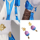 Game Honkai Star Rail Bronya Cosplay Costume Wig Halloween Women Dress up