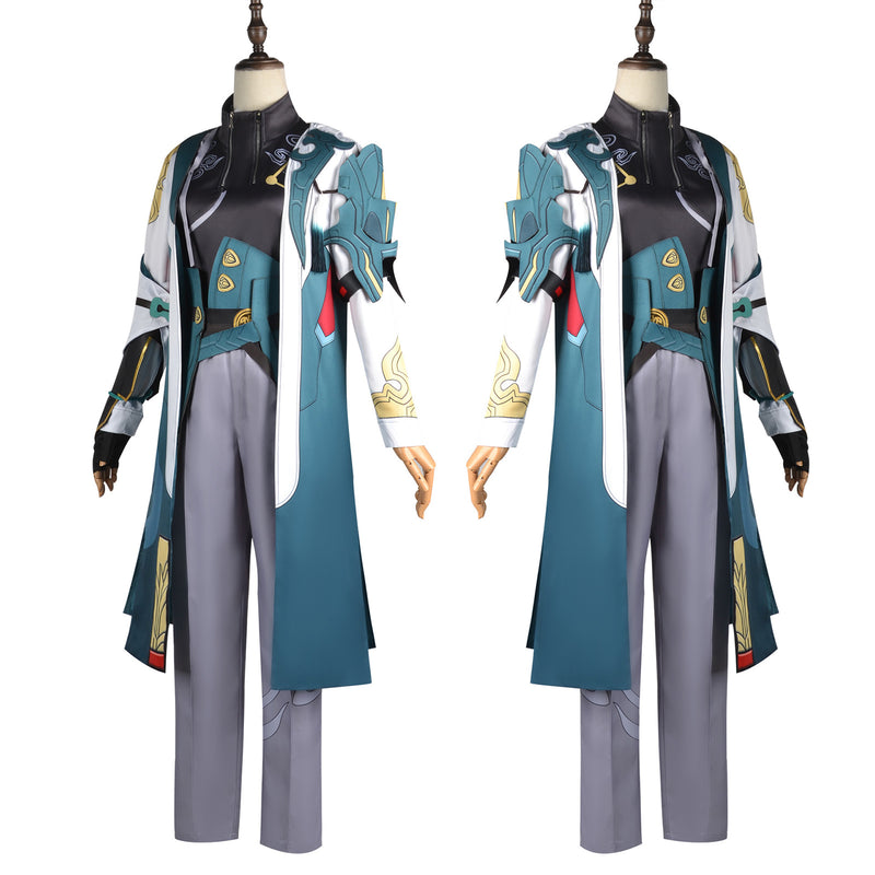 AwwwCos Honkai Star Rail Dan Heng Cosplay Costume Suit Jacket Coat Shirt Pants Halloween Outfit Uniform