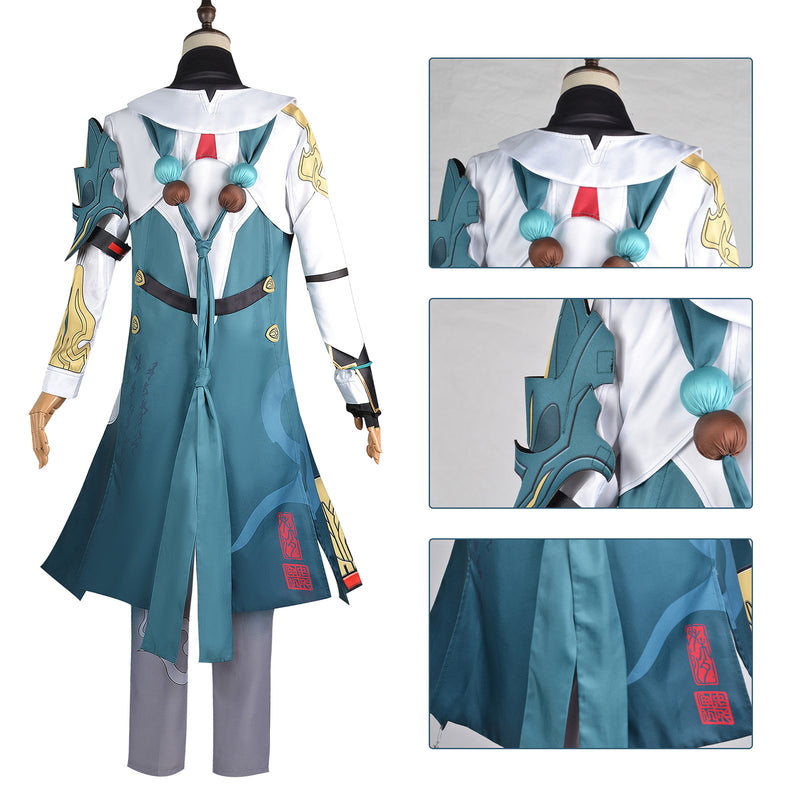 AwwwCos Honkai Star Rail Dan Heng Cosplay Costume Suit Jacket Coat Shirt Pants Halloween Outfit Uniform