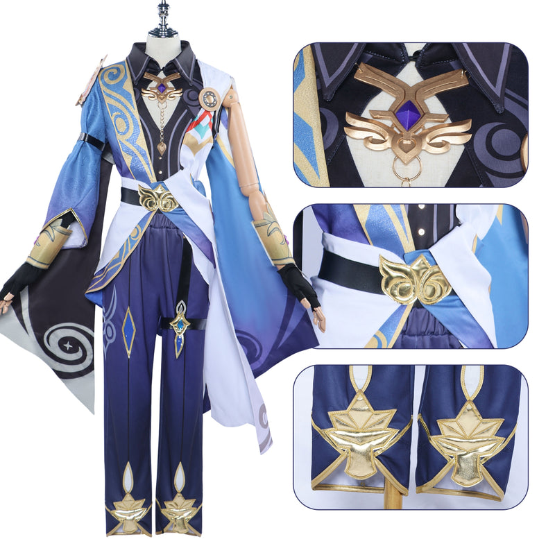 AwwwCos Honkai Star Rail Dr Veritas Ratio Cosplay Costume Intelligentsia Guild Halloween Party Outfit Uniform with Mask Headwear