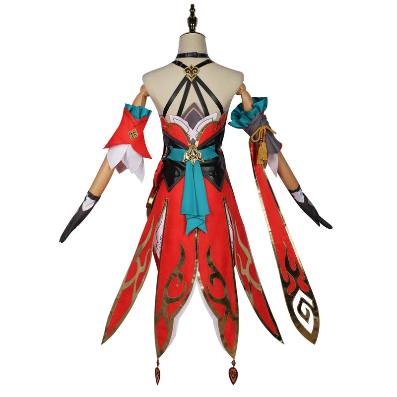 AwwwCos Honkai Star Rail Guinaifen Cosplay Costume Dress Halloween Suit Uniform Outfit Clothes for Women Girls