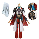 Game Honkai Star Rail Jing Yuan Cosplay Costume White Wig Suit