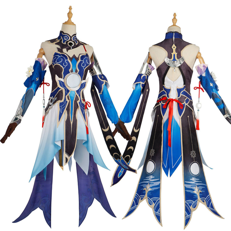 AwwwCos Honkai Star Rail Jingliu Cosplay Costume Collapse Star Dome Railway Cosplay Uniform Halloween Performance Dress Outfit Clothes